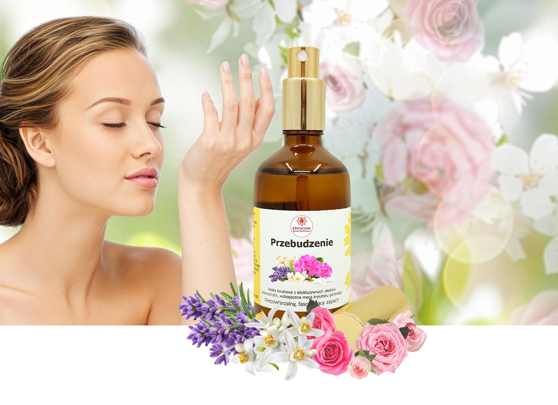 Eteryczne wody kwiatowe firmy Medi-Flowery